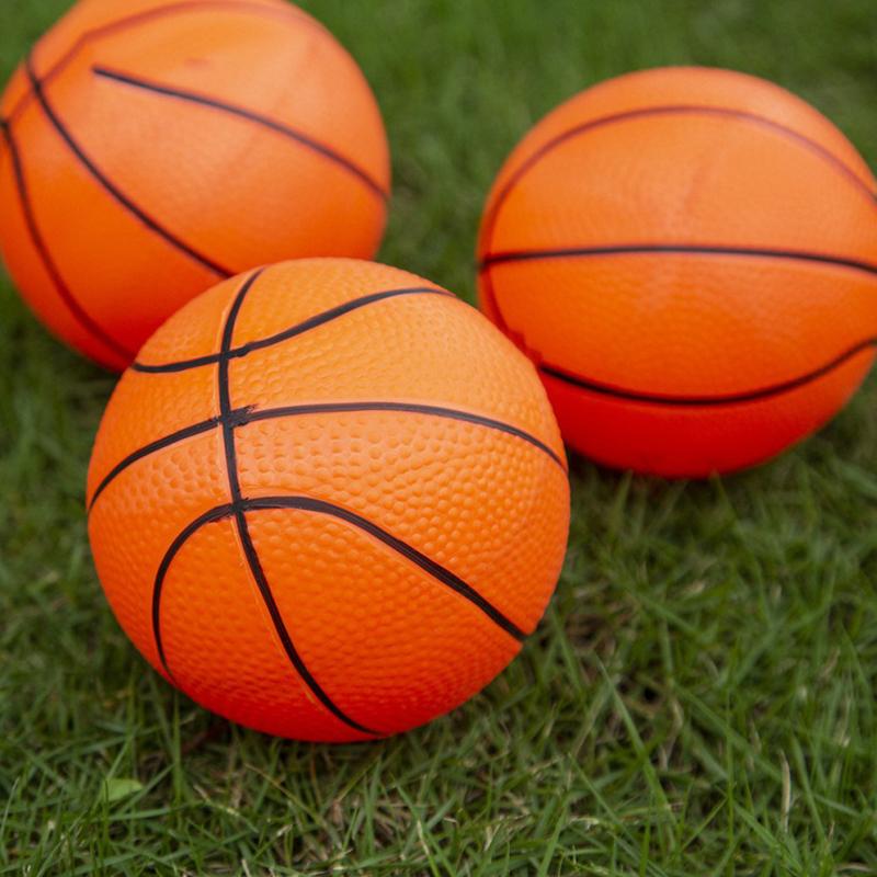 3PCS Mini Basketball Elastic Inflation Beach Ball Parent-Child Games Interactive Body Coordination Training Props Party Gift ZYF