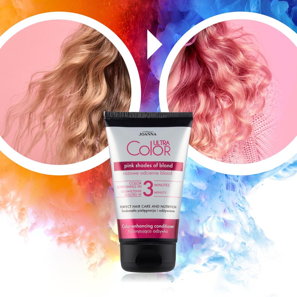 Blonde Radiance & Moisture Conditioner with Elegant Pink Hues - 100g