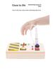 Interactive LED Wooden Busy Board: Children's Early Education Toy with Switches & Sockets
