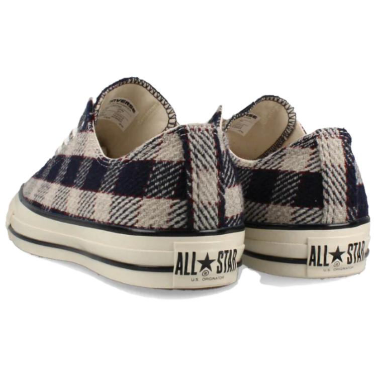 Converse All Star Comfortable Versatile Wool Durable Breathable Low-Top Canvas Shoes Unisex Sneakers Beige 31310470