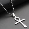 Accessories Men'S Necklace Titanium Steel Pendant Stainless Steel Long Necklace Girls Fashion Sweater Chain