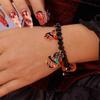 Zinc Zinc Zinc Alloy Pumpkin Pendant Bracelets Gothic Crystal Beaded Bracelet  Accessories