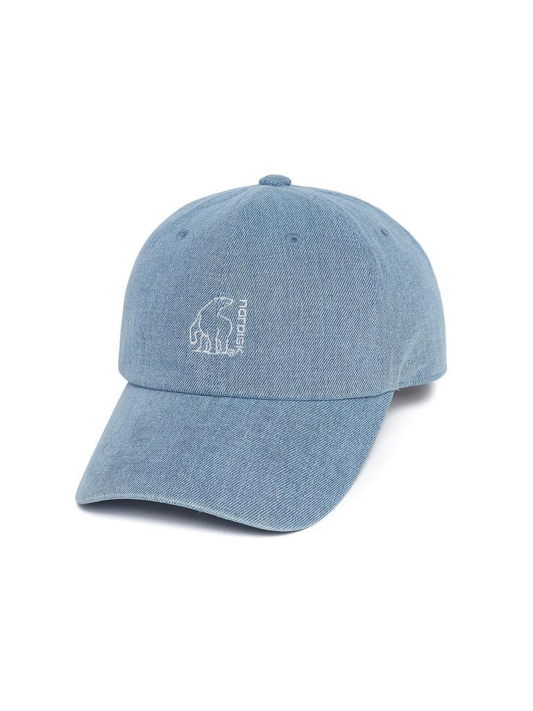 NORDISK Polar Bear Logo Cotton Ball Cap_Sky Blue