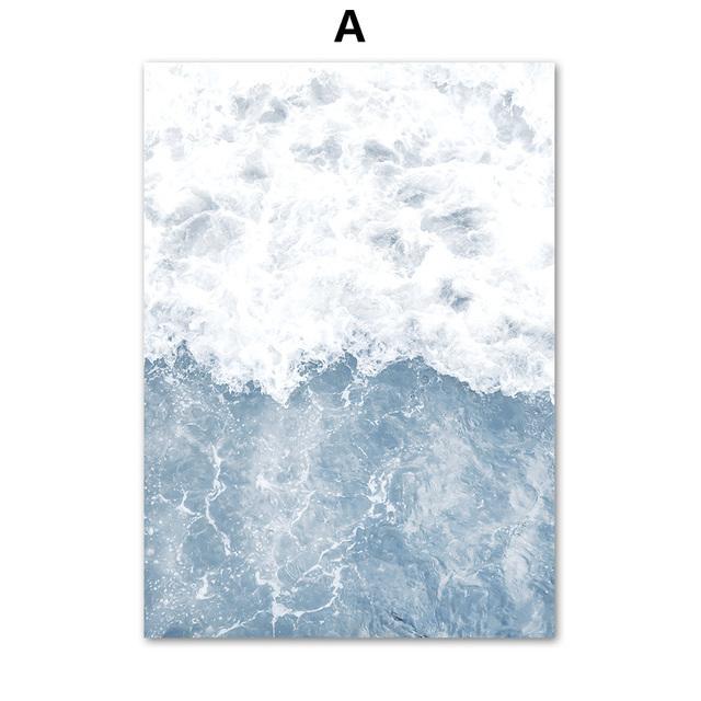 

Морской пляж, раковина, кокосовая пальма, мост, скандинавские постеры с морским пейзажем и принты, художественная картина на холсте, настенные панно для декора гостиной 21*30cm