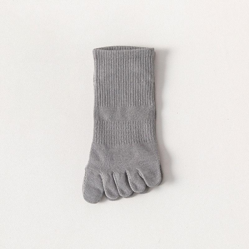 

Носки для женщин весна лето однотонные сетчатые носки с пятью пальцами короткие носки до щиколотки влагоотводящие носки-следки носки с раздельным пальцем One Size