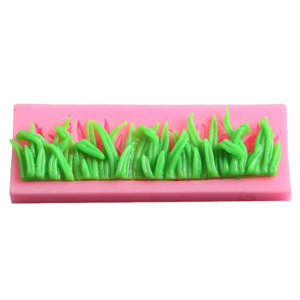 3D Gräs tvålform Fondant Tårta Dekoration Form Silikon DIY Bakverktyg