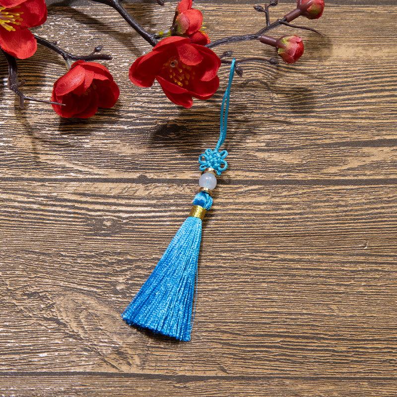 Čínský uzel Třásně Třásně Polyesterové Třásně Národní styl DIY Závěsná Třásně Záložka USB Disk Sáček Sáček Příslušenství