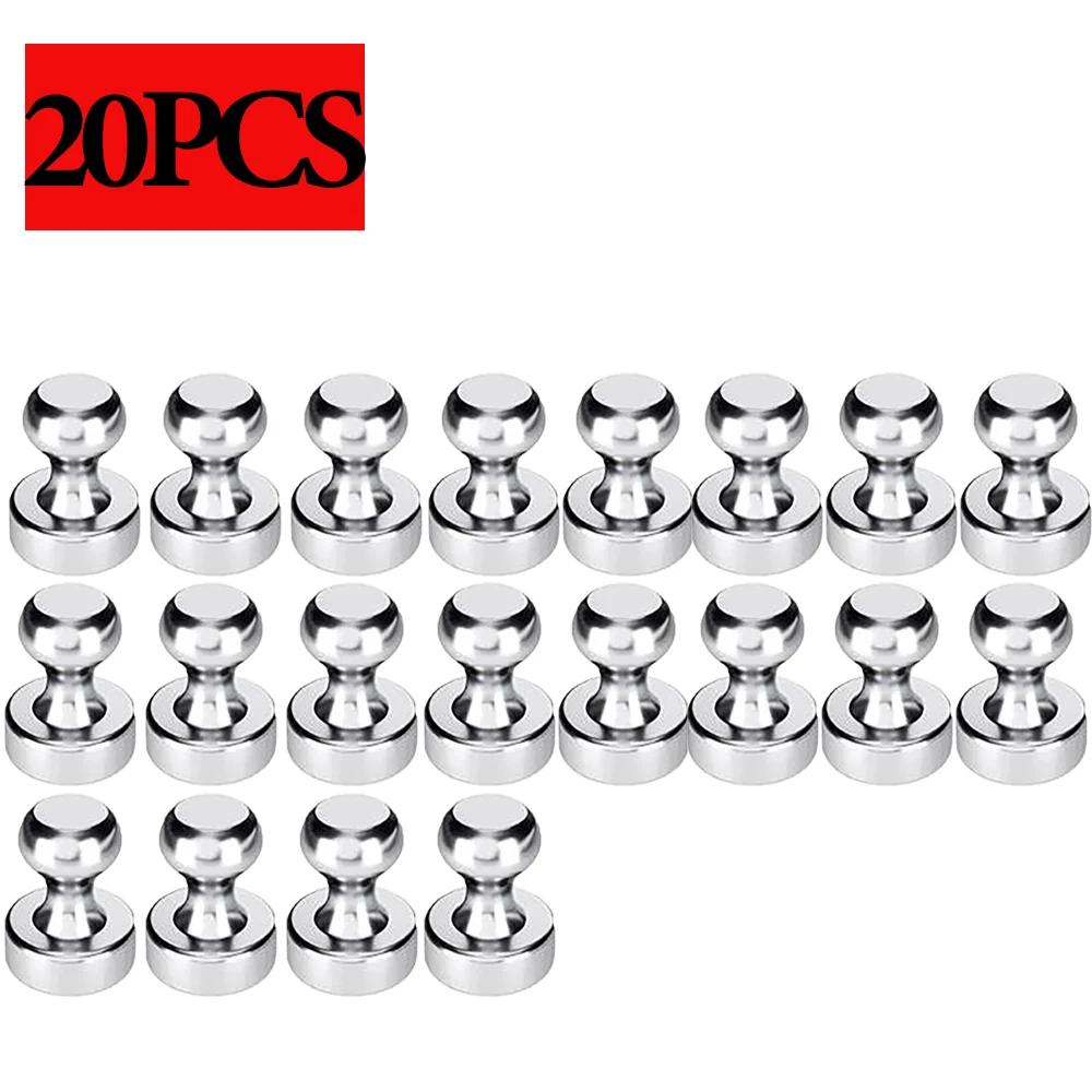 30/2 STÜCKE Mini Magnetische Reißzweckhaken Neodym Eisen Bor Reißzweck Aufbewahrungshaken Zuhause Küche Kühlschrank Whiteboard Wandhänger