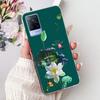For Vivo V21e Case V2061 Cute Cat Lion Painted Cover Soft Silicone Phone Cases For Vivo V21 V2066 V2108 V 21 VivoV21 E 4G Fundas