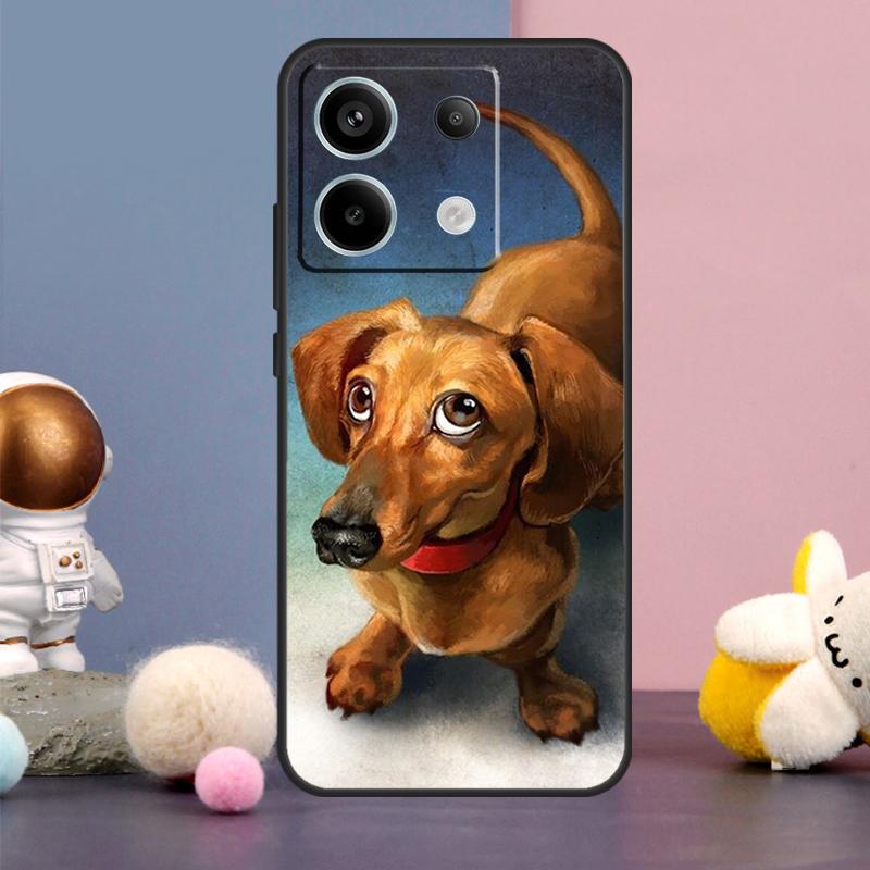 Dachshund Dog Case For Xiaomi Redmi 13C 12 12C 9C 10C Redmi Note 11 12 13 Pro 9 10 10S 11S 12S Back Cover