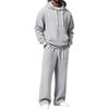 Herren Zweiteiliges Twill-Set Farbe Lässiges Outfit für den Alltag