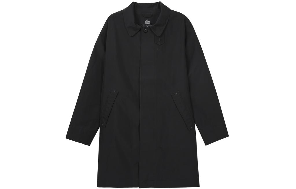 Nike Trench Coats Men's Black Stand Collar Moderate DV9971-010