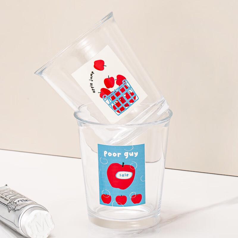OLOEY Einfaches Plastikbecher-Set