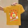 SpongeBob SquarePants childrens cotton shortsleeved boys sports shirt girls casual top with cartoon print summer Tshirt