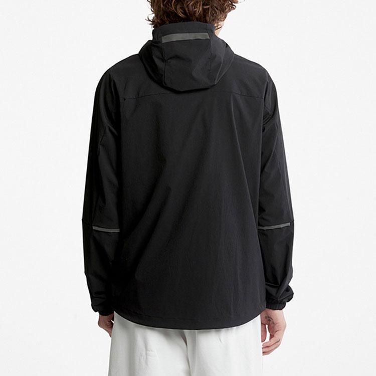 Timberland Casual Sports Hooded Jacket Men Jackets Black A62EW-001