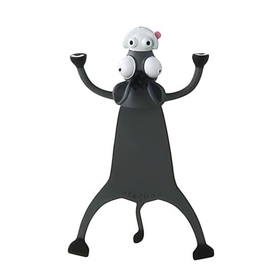 3D Tier Lesezeichen Niedliche PVC Cartoonfigur Lesezeichen für Kinder Leser Lustige Schreibtischdeko Geburtstagsweihnachtsgeschenk für Schüler Buchliebhaber