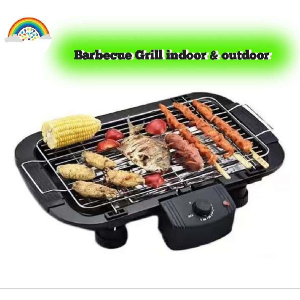 Electric Barbecue Grill Camping Outdoor Indoor Mini Portable Korean BBQ Grill Pan Smokeless Grill