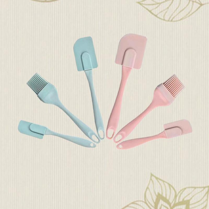 24TE Barbeque Brush Cooking Utensil Cake Butter Spatula Mixer Cake Butter Spatula Mixer Multi-functional Durable Pastry Tools