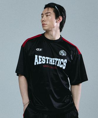 Mihag Aesthetic Club Jersey T-Shirt (Black)