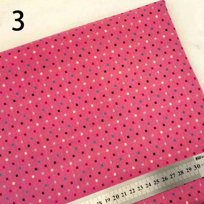 Bargain price Japanese Yarn-dyed Fabric DIY Handmade Bag Doll Quilting Craft Patchwork Fabric 100% Cotton Sewing Cloth 50*70CM