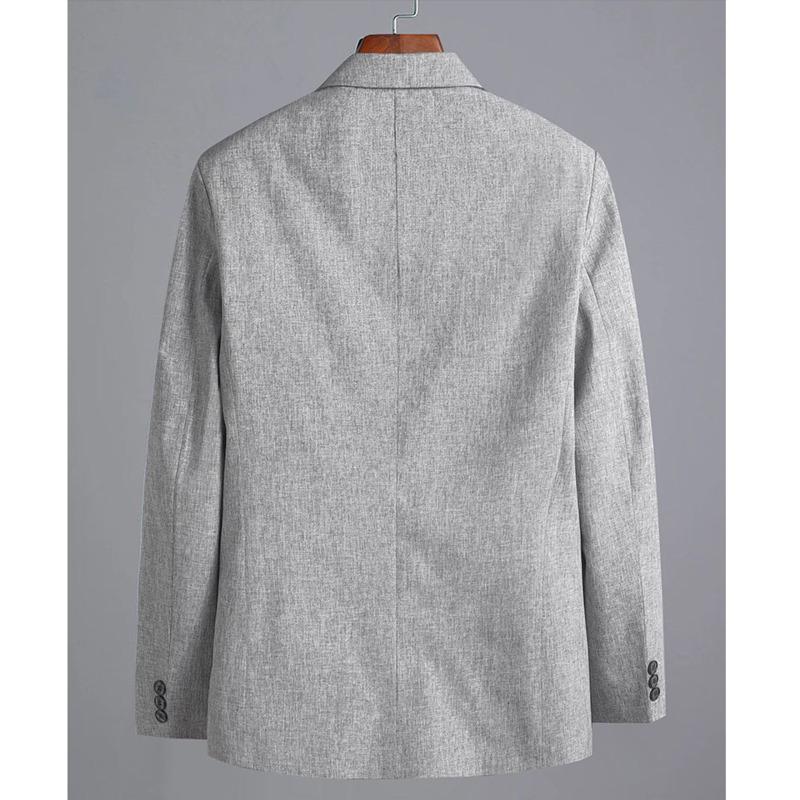 Men Suit Jacket Spring Autumn Casual Loose Business Blazer Masculino Fashion Solid Long Sleeves Button Costume Homme
