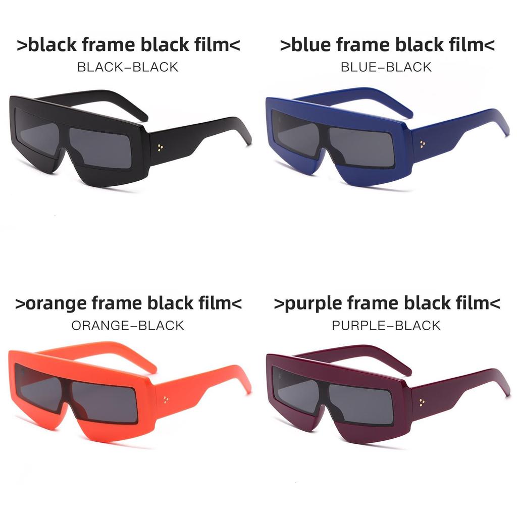 Modische übergroße quadratische Sonnenbrille mit UV400-Schutz für Reisen und Sommerausflüge