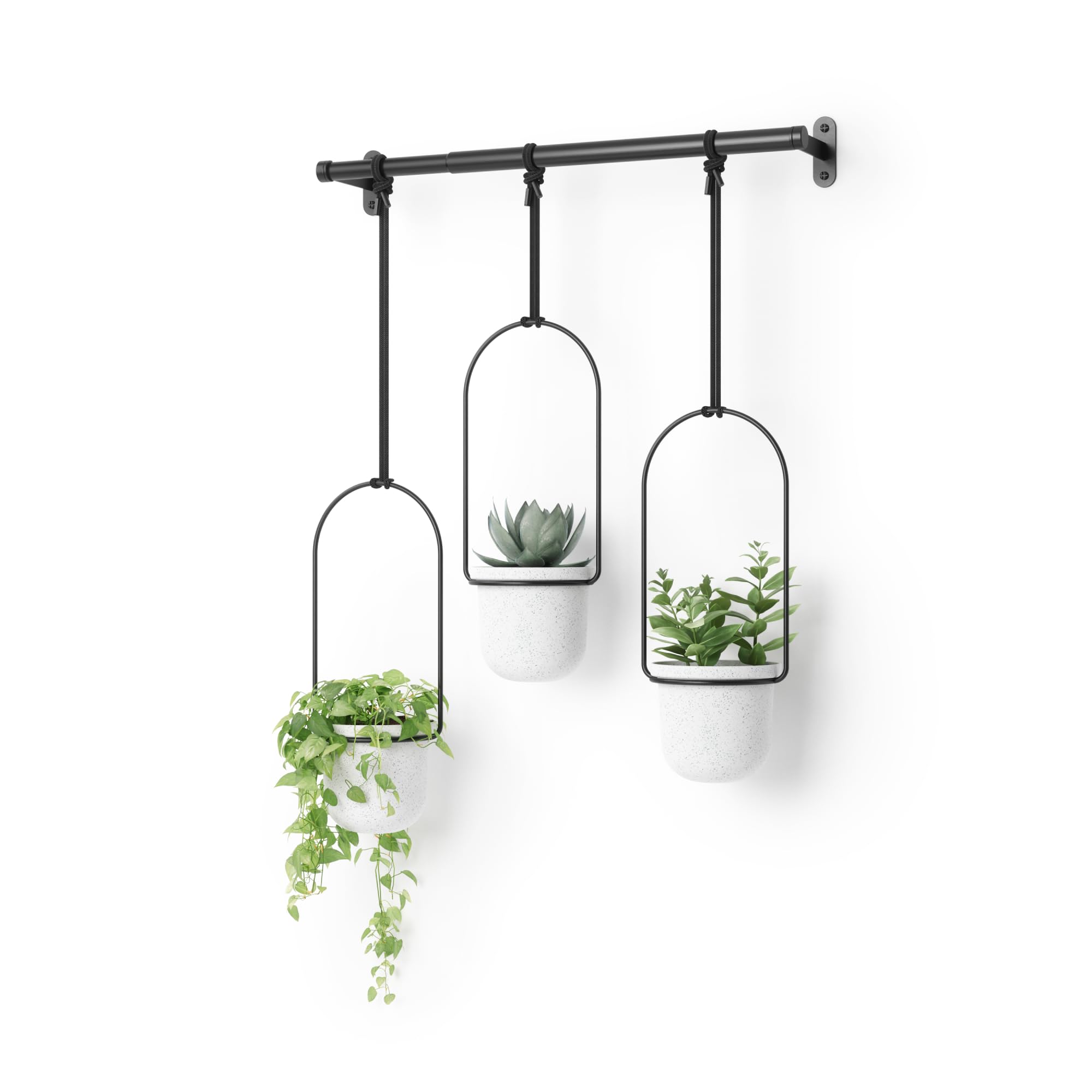 Подвесная кашпо Umbra TRIFLORA, Белый, Ш37.5-63.2 x Г14.6 x В106.7см, 21011748660