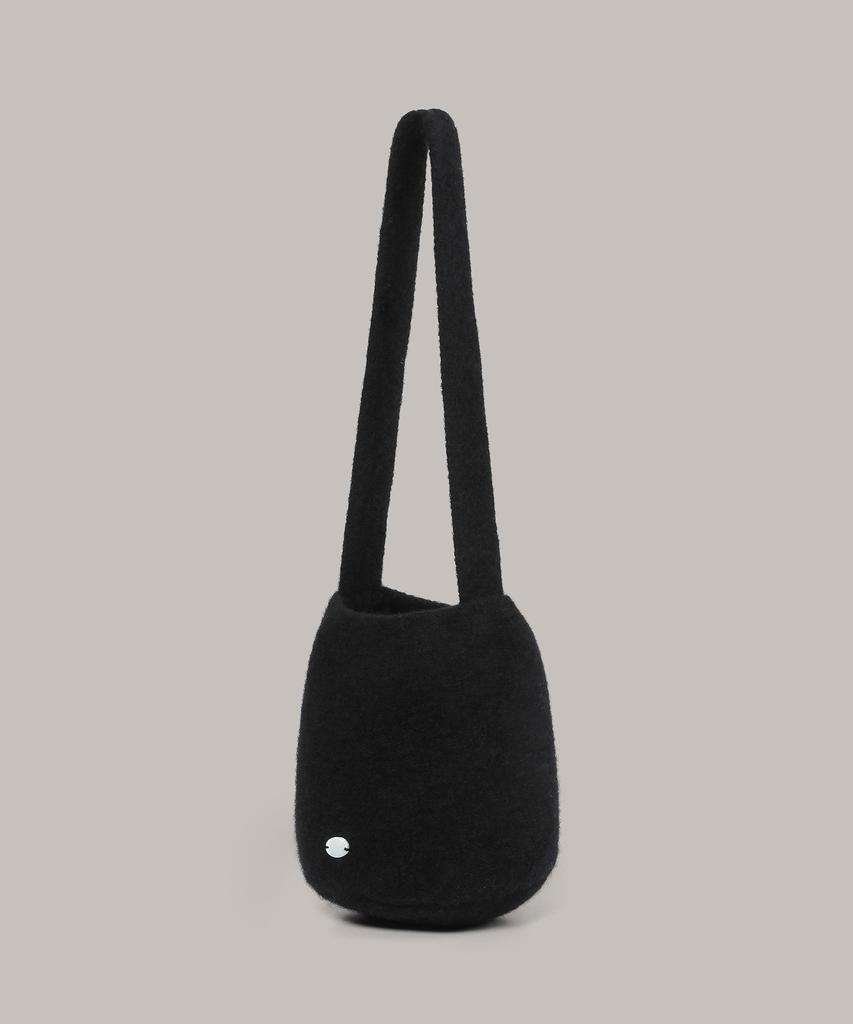 Laminez Bucket Knit Mini Bag - Black
