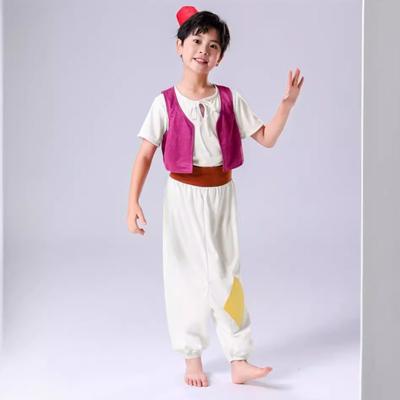 Banner de busca lâmpada mágica príncipe mil e uma noites infantil banner de busca terno roupa de apresentação de palco