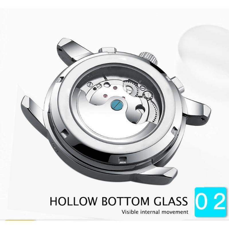 POEDAGAR Business Watch Men Luxury Fashion Stainless Steel Sport Watches Masculino