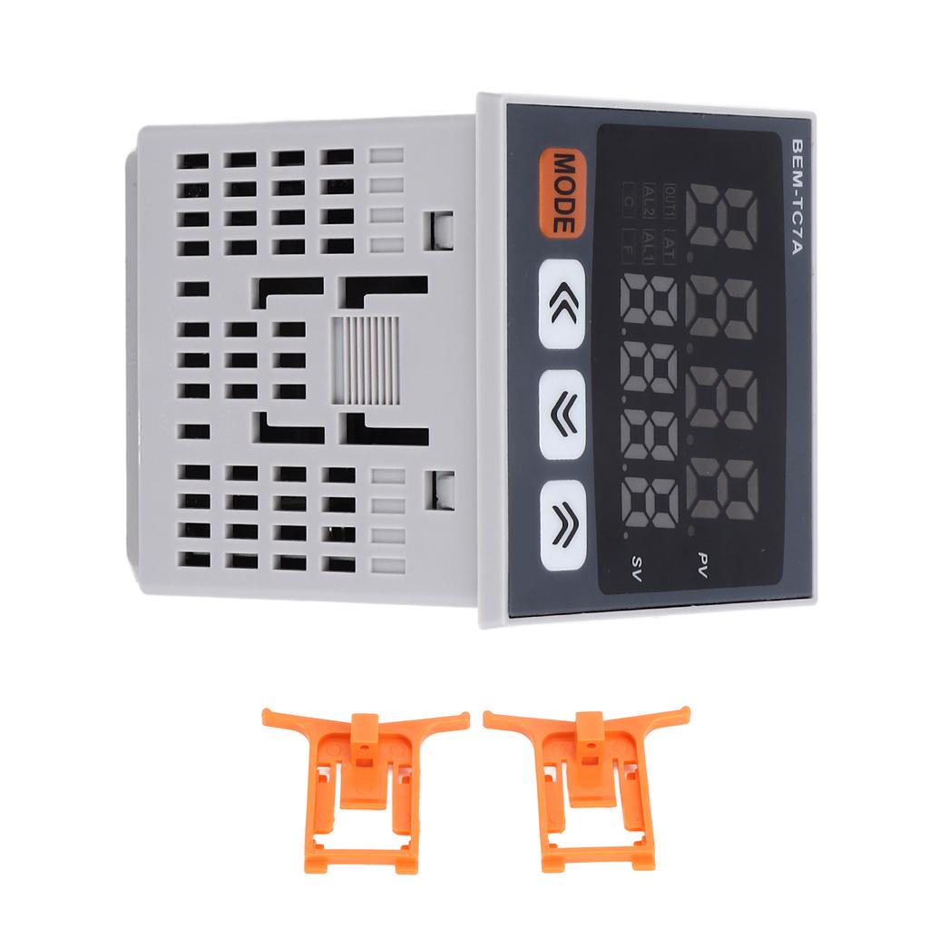 PID Temperature Controller 72x72mm Digital Display Intelligent Thermostat AC 100?240V