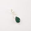 Green Onyx Gemstone 925 Sterling Silver Jewelry Handmade Statement Pendant 1.40" PP-12-17