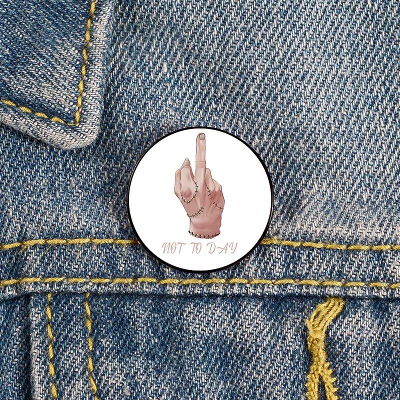 Mittwoch Addams Brosche Ding Einzigartiges Abzeichen zum Verkleiden