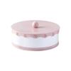 Household Snacks Serving Tray with Lid Multi Sectional Snack Bowls Food Container Box for Storing Dried Fruit Nuts Candy Cookies