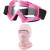 Dirt Bike Goggles ATV Off-Road Riding Motorcycle Motocross Glasses With Sun UV Protection Balaclava Full Face Cover