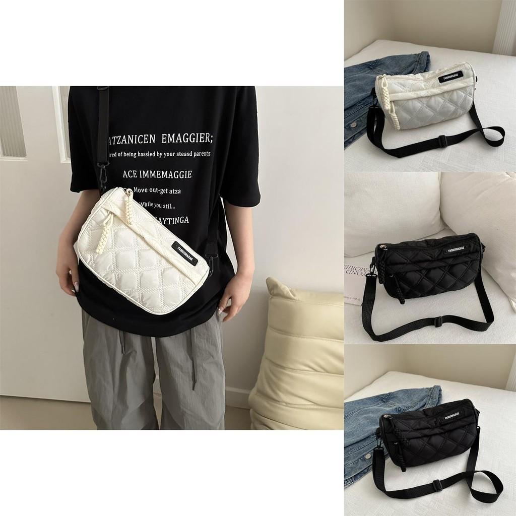 Vintage-inspired Fashionable Crossbody Bag With Oxford Cloth For Trendy Women