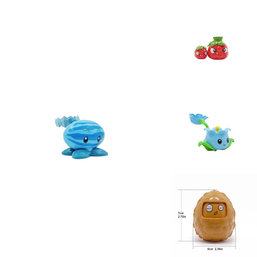 Plant Vs. Zombies Figures With Detachable Weapons And Ammunition