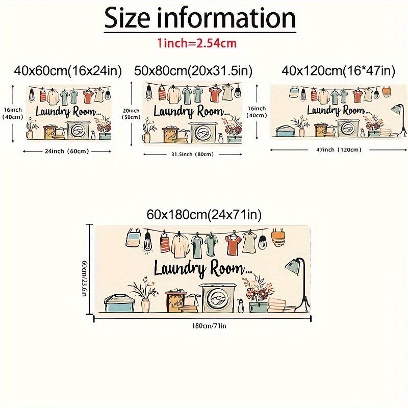 Cartoon Animation Soft Laundry Room Carpet Washing Machine Floor Mat Rug For Bedroom Living Room Carpet Doormat Home Dec
