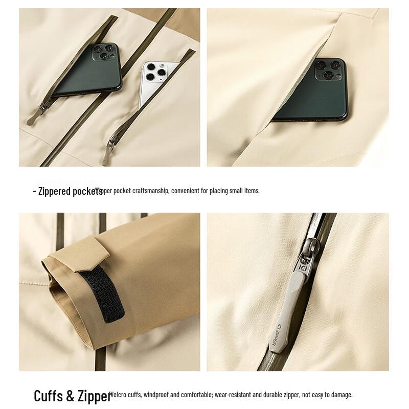 ROMON Men's 3-in-1 Outdoor Windproof Jacket