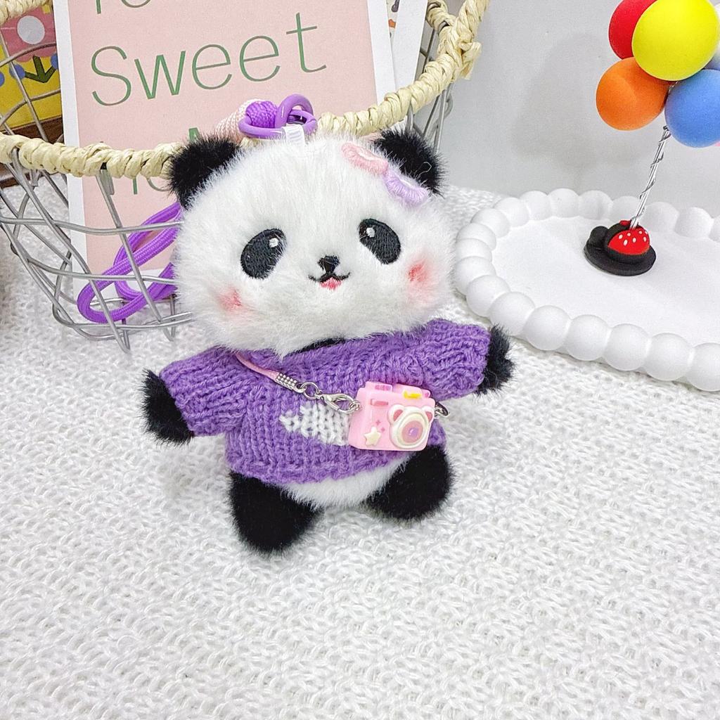 Cute Panda Pendant, Teddy Bear Doll Pendant, Panda Keychain, Chengdu Panda Gift