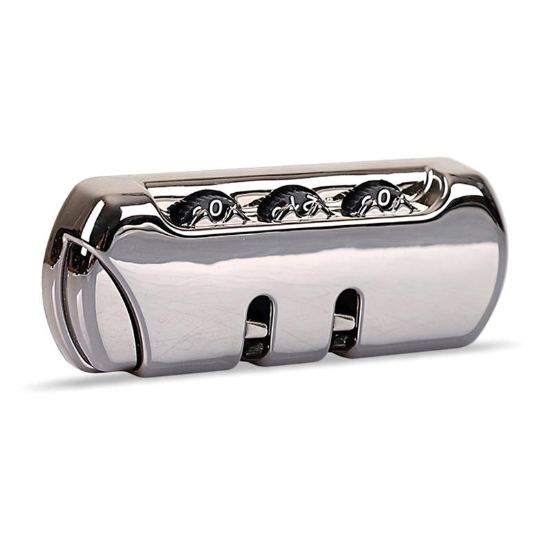 

3-значный кодовый навесной замок Аксессуары для сумок Замок для багажа Чемодан Дорожная сумка Кодовый замок