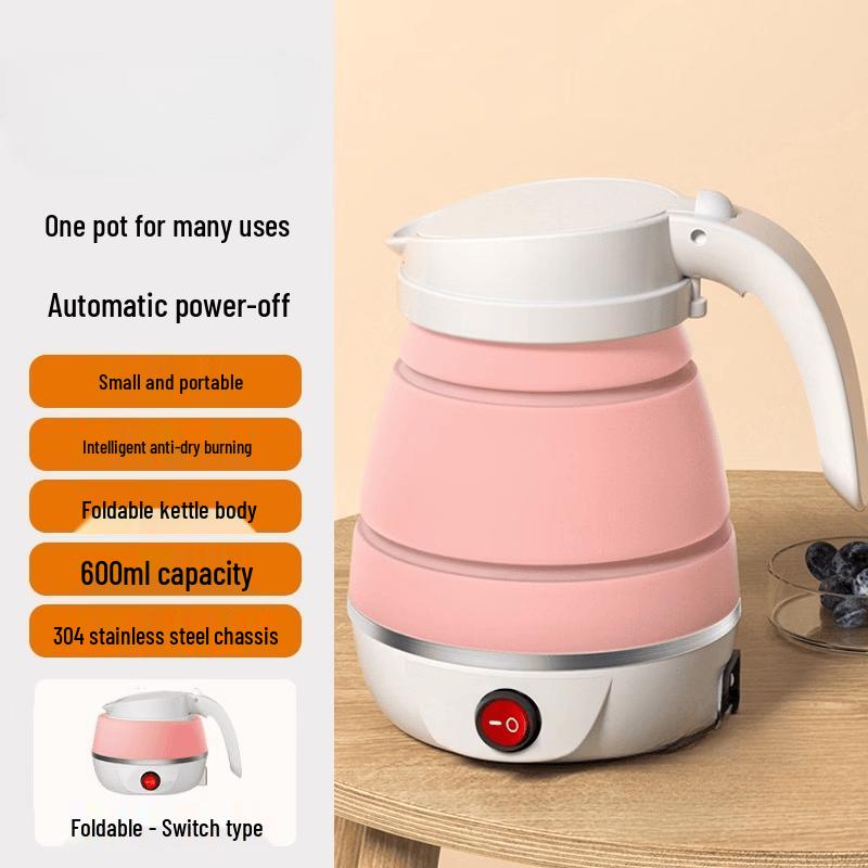 Wutuo Portable Travel Folding Electric Kettle