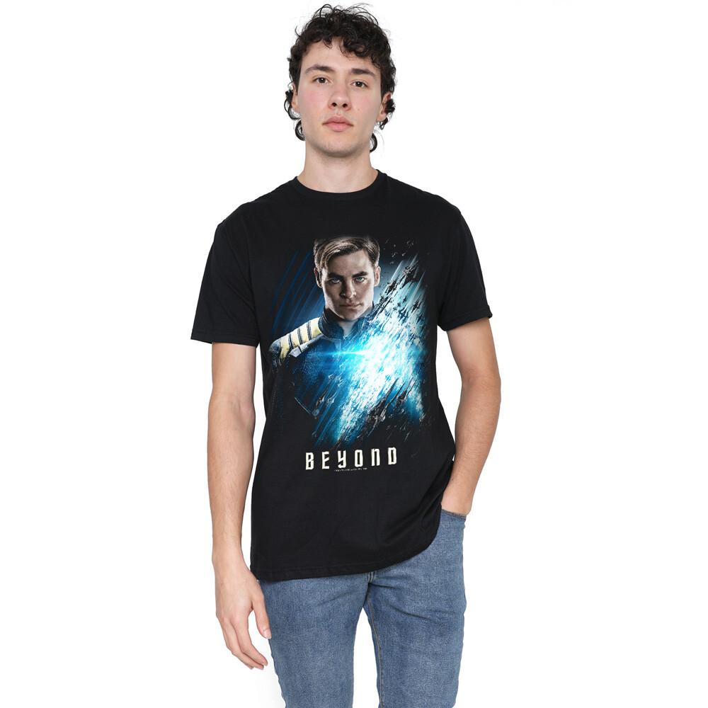 Star Trek Beyond Kirk Poster T-Shirt S-5XL Black XXL