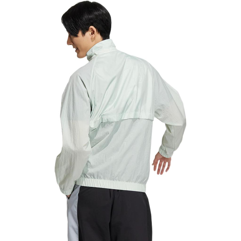 Adidas Neo Pure Color Striped Sports Jacket Unisex Jackets Teal HN4748