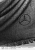 Genuine Shawl Star Pattern Black [Mercedes-Benz Collection]