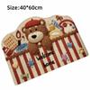 New 40*60cm Diatom Mud Mat Woven Texture Cute Pattern Puppy Mat Quick-Dry Feature Cartoon Design Non-Slip Rug Vanity Area