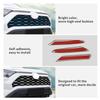 Front Bumper Mesh Grille Decor Sticker Stainless Steel For Toyota RAV4 2020-2021