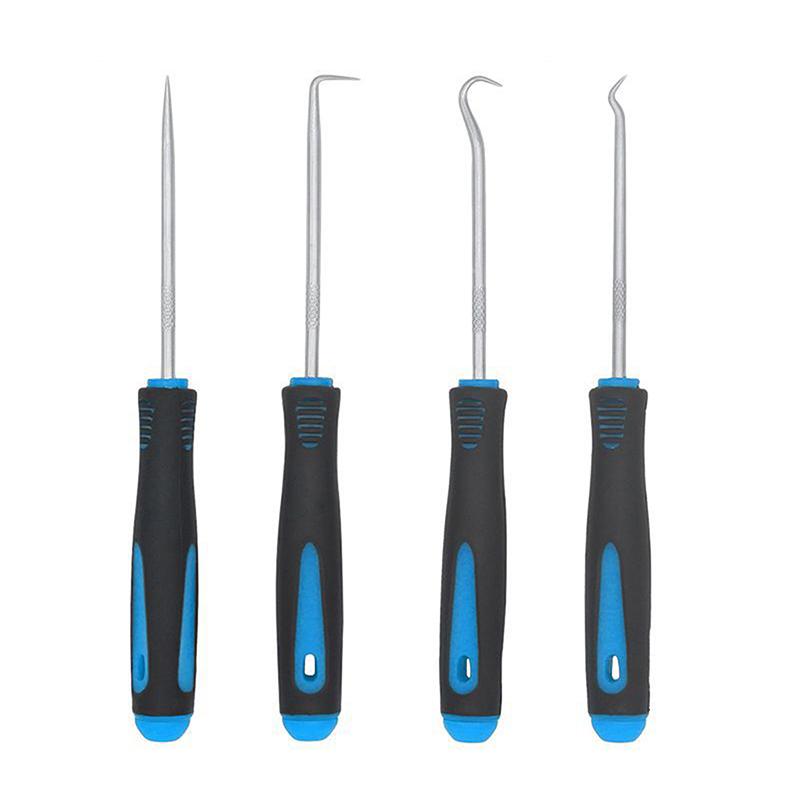 4Pcs/Set Sealing Repair Props Car Auto Vehicle Oil Seal Screwdrivers Set O-Ring Seal Gasket Puller Remover Pick Hooks Tools
