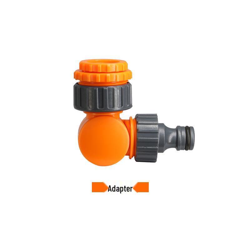 Plastic Anti-Kink Swivel Faucet Connector, 4-Point & 6-Point Female Thread, 180° Rotatable Nipple