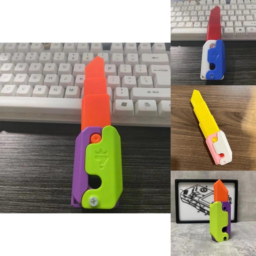 Large Carrot Knife Toy 3d Gravity Upgrade Edition Trendy Stress Relief Toy